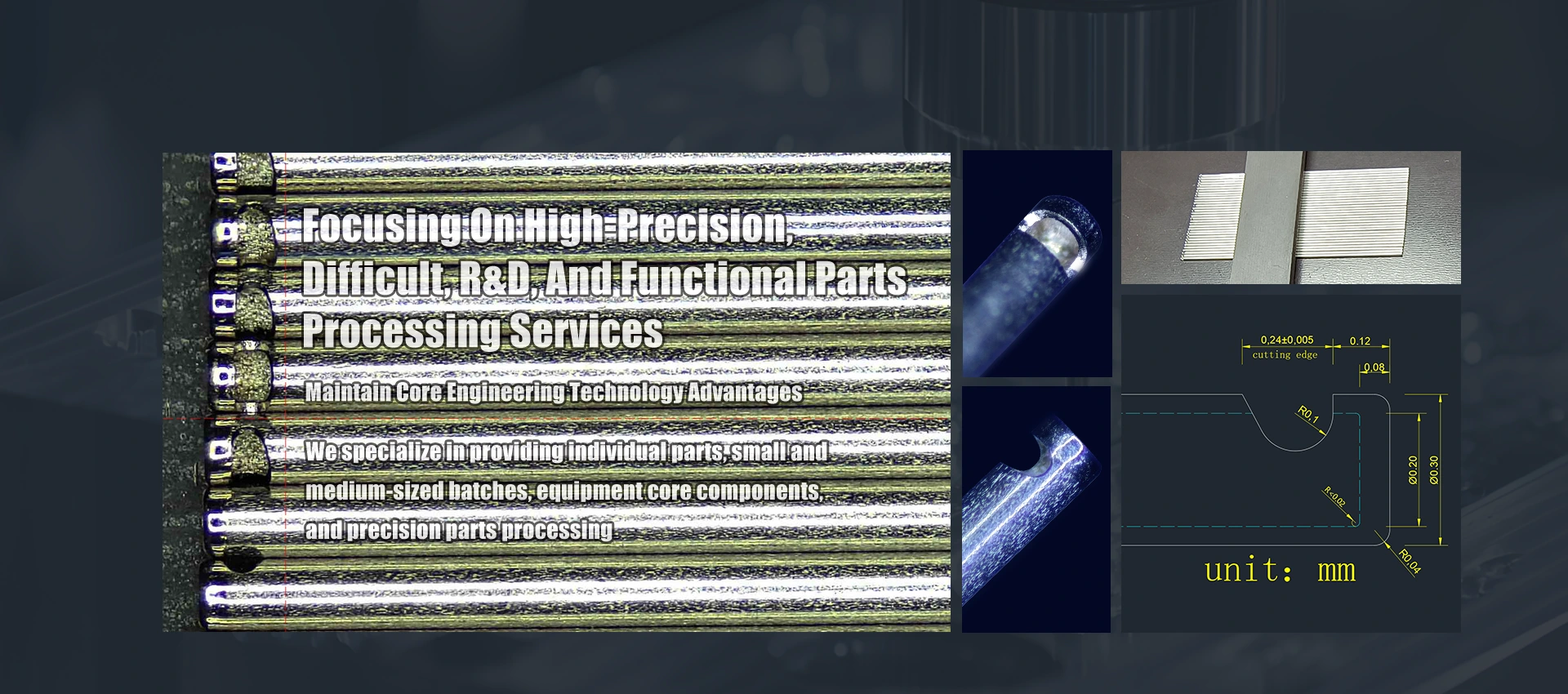 ספק עיבוד שבבי מיקרו CNC מתקדם בסין